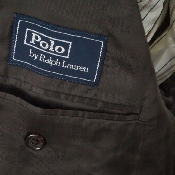 Polo by Ralph Lauren x Corneliani Brown 100% Cashmere Sport Coat Jacket Sz 46R - Picture 7 of 8